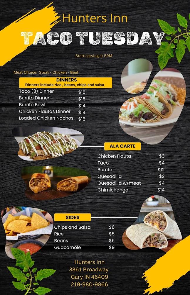 Hunters Inn Menu image 1